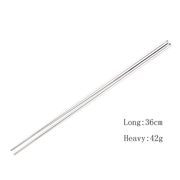 Long Chopsticks for Cooking Stainless Steel Japanese Cookware Cookwear Non-slip Anti-scald