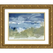 Long, Christina 14x12 Gold Ornate Wood Framed with Double Matting Museum Art Print Titled - Eastern Winds II