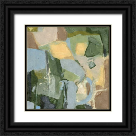 Long, Christina 15x15 Black Ornate Wood Framed with Double Matting Museum Art Print Titled - Mist