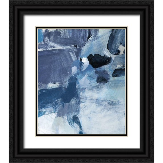 Long, Christina 15x17 Black Ornate Wood Framed with Double Matting Museum Art Print Titled - Swim III