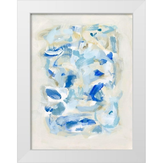 Long, Christina 15x18 White Modern Wood Framed Museum Art Print Titled - Tinted Abstract II