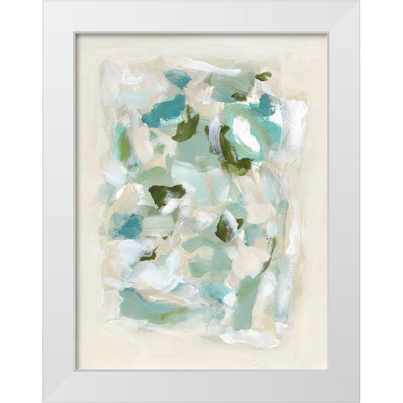 Long, Christina 15x18 White Modern Wood Framed Museum Art Print Titled - Tinted Abstract V