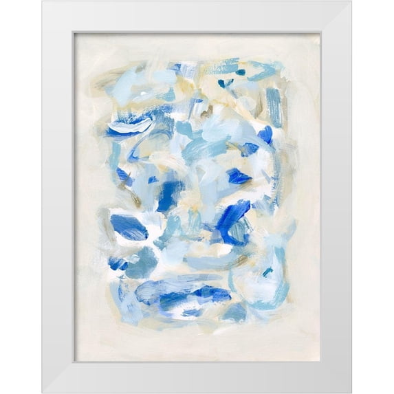 Long, Christina 19x24 White Modern Wood Framed Museum Art Print Titled - Tinted Abstract II