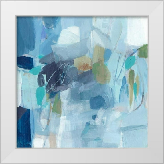 Long, Christina 20x20 White Modern Wood Framed Museum Art Print Titled - Waiting in Line