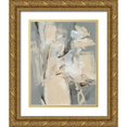 thumbnail image 1 of Long, Christina 20x24 Gold Ornate Wood Framed with Double Matting Museum Art Print Titled - Left Bank I, 1 of 4