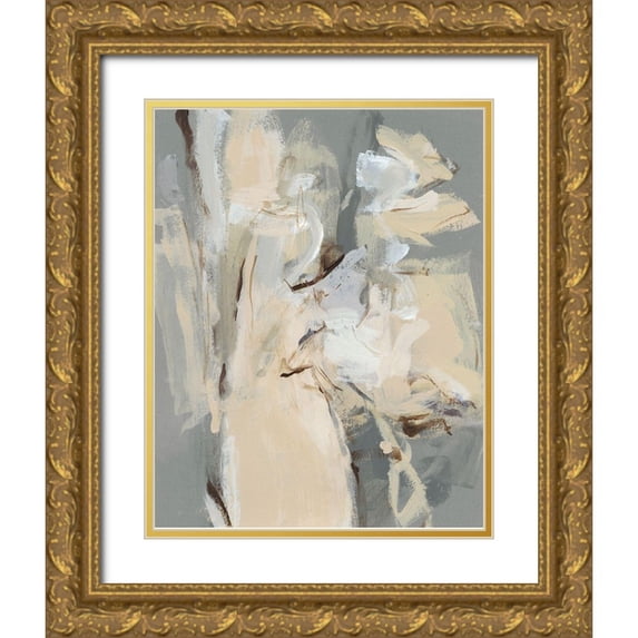 Long, Christina 20x24 Gold Ornate Wood Framed with Double Matting Museum Art Print Titled - Left Bank I