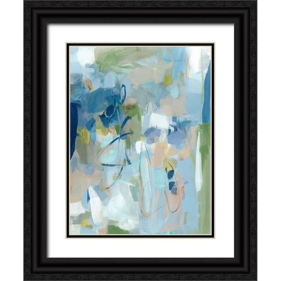 Long, Christina 25x32 Black Ornate Wood Framed with Double Matting Museum Art Print Titled - Stillness