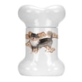 thumbnail image 1 of Long Coated Chihuahua Bone Shaped Treat Jar, 1 of 4
