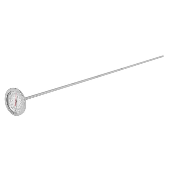 Long Compost Soil Thermometer - Fast Response Stainless Steel 20 Inch Measuring Probe Fahrenheit and Celsius