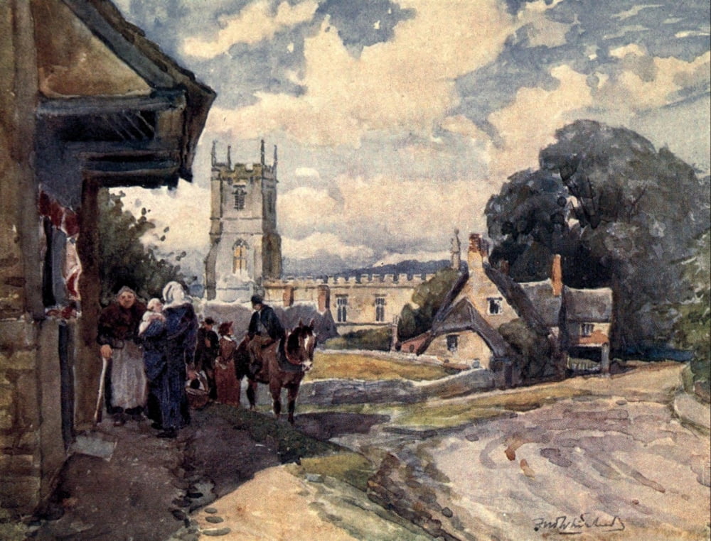 Long Compton Canvas Art - F Whitehead (18 x 24)