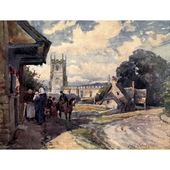 Long Compton Poster Print by F. Whitehead (24 x 36)