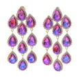 thumbnail image 1 of Long Crystal Clip-On Earrings, 1 of 2