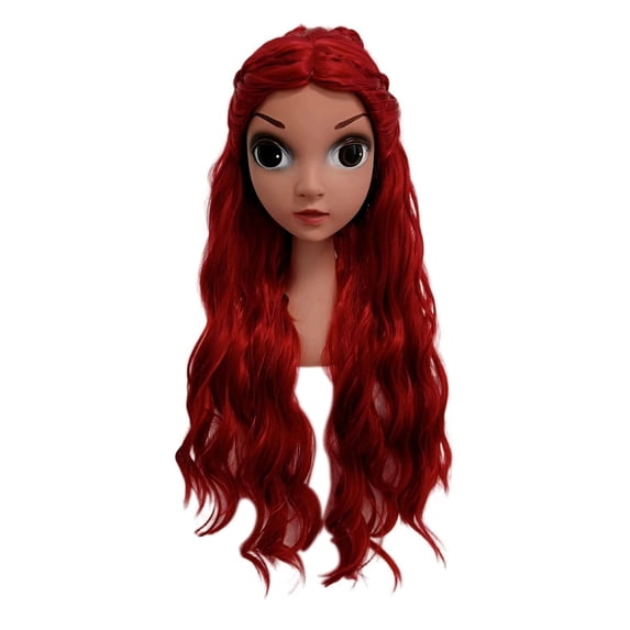 Long Curly Costume Wig, Colorful Synthetic Wavy Hair Wig for Themed Party, Halloween Cosplay, Birthday Dress‑Up for Role‑Playing