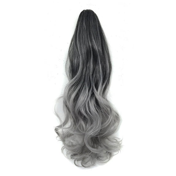 Long Curly Hair Big High Ponytail Clip-in Wig for Women