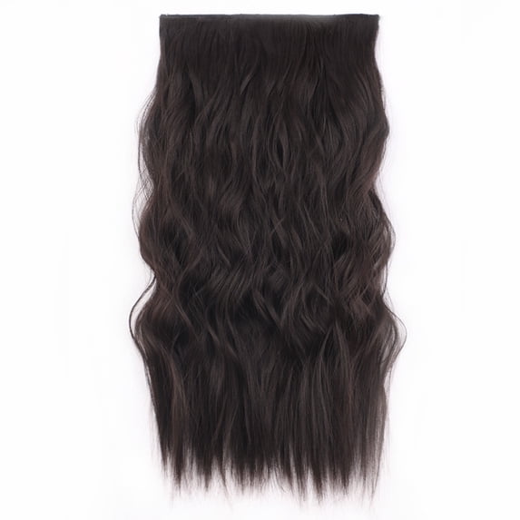Long Curly Wig For Women Natural Looking Hair Extensions Elastic Fish Line Traceless Wig Soft Heat