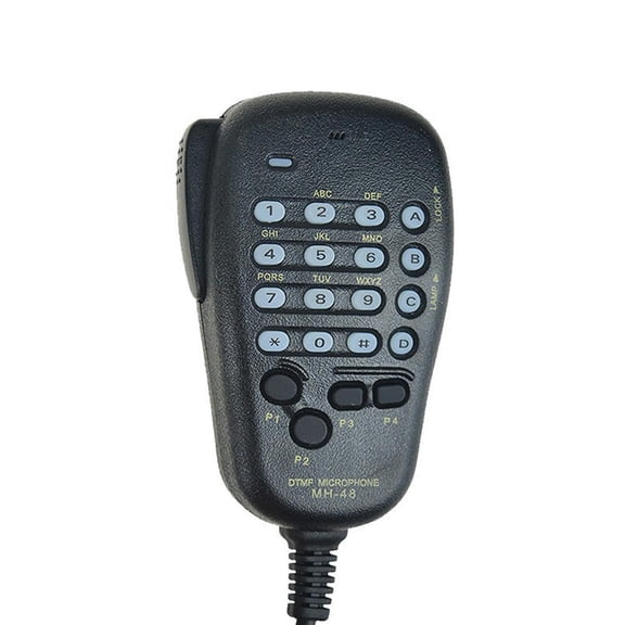 Long DTMF Microphone With Hook Universal Clear Sound Remote Coil Cord Handheld Speaker Radio Station Fit For FT-7800R FT-7900R