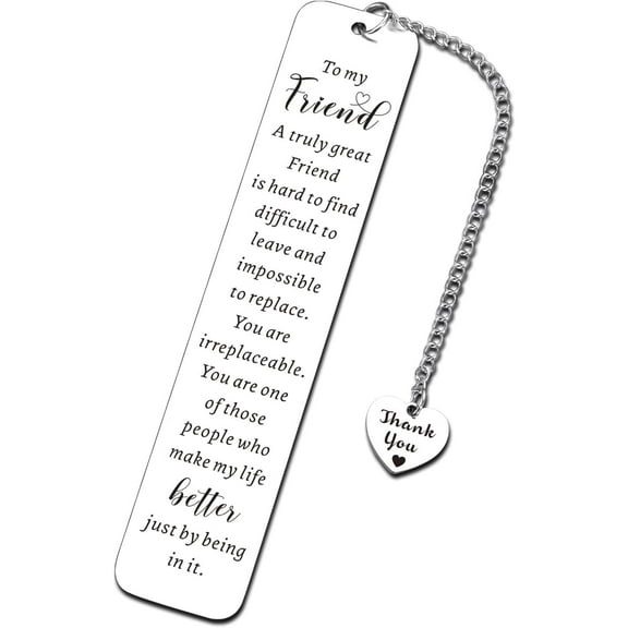 Long Distance Best Friend Friendsgiving Gifts Bookmark Best Friend Gifts Friendship Gift for Women Men Metal Bookmarks Farewell Leaving Goodbye Gift for Friends Coworkers Book Lovers Reader Birthday