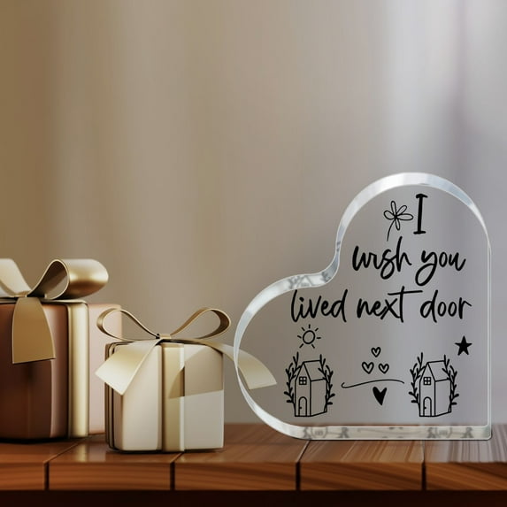 Long Distance Friendship Gifts Best Friend Birthday Gifts Moving Away Gifts Missing You Gifts For Friends Sister Bff Bestie Neighbor I Wish You Lived Next Door