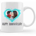 thumbnail image 1 of Long Distance Relationship Gift, State To State Mug, Long Distance For Boyfriend, Husband , Mug, Ceramic Novelty Coffee Mug, Tea Cup, Gift Present For Birth, 1 of 2