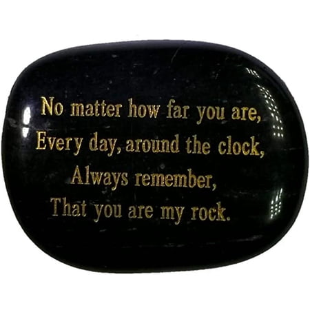 Long Distance Relationships Gifts,"No matter how far you are, Everyday around the clock, always remember, that you are my rock." Engraved rock, Friendship or Relationship Distance Gift