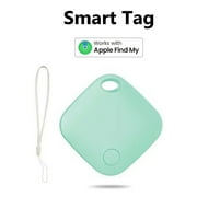 Long-Distance Smart Tag GPS Tracker, Anti-Lost Alarm Mini Locator, Compatible with iOS Devices, Compact and Reliable Design, Green