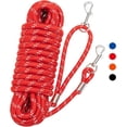 thumbnail image 1 of Long Dog Leash 30ft 50ft Reflective Training Heavy Duty Rope Dog Leash for Small Medium Large Dogs, 1 of 7