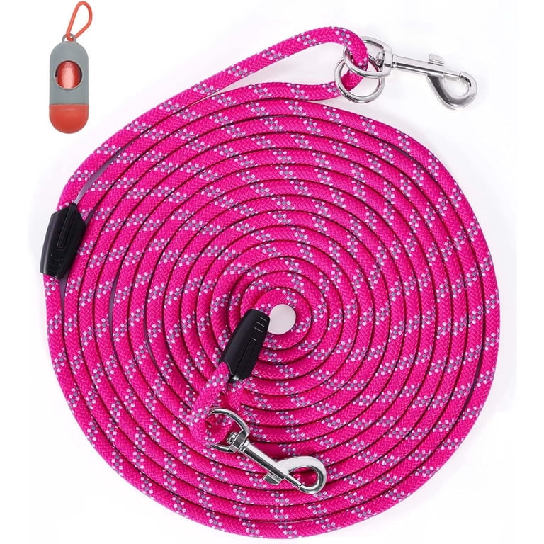 30 ft climbing rope dog leash Flowfold Recycled Climbing Rope Dog Leash 6-Foot Eggplant Rope