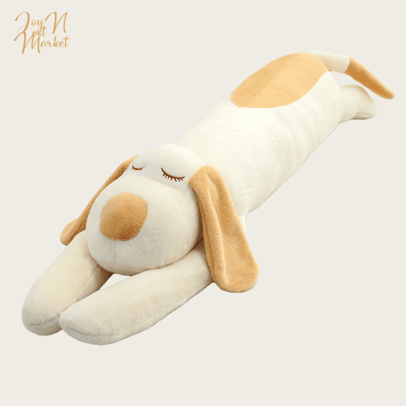 Long Dog Plush Pillow Stuffed Animal, Ultra Soft Plush Dog Body Pillow, Cute Sleeping Puppy Plush Cushion, Cozy Hug Plush Toy for Sofa Bed Decor, Comfort Decorative Pillow Gift