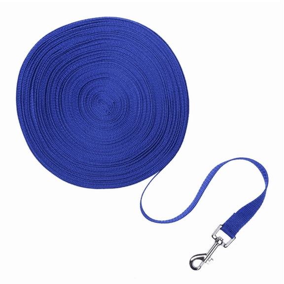 Long Dog Training Leash, 6FT to 100FT Nylon Obedience Recall Lead with Soft Handle, Adjustable Length for Outdoor Walking, Hiking, and Recall Practice
