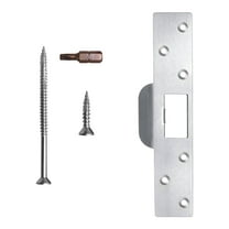 Long Door Strikes Plate With Standard Lip Design Security Plate Fixes Strikers Slot Damage Stainless Steel Hardware