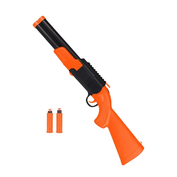Long Double-Barrel Break-Action Dart Blaster Toy