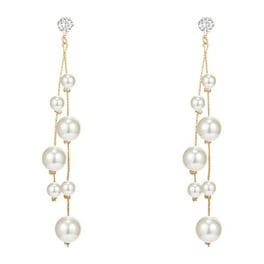 Authentic Timeless Elegance Earrings, Rose & Clear CZ