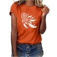 thumbnail image 1 of Long Dress Shirts to Wear with Leggings Red Shirts for Women Cute White Crop Tops for Women Short Sleeve Tunic Tops for Women 3Xl, 1 of 3