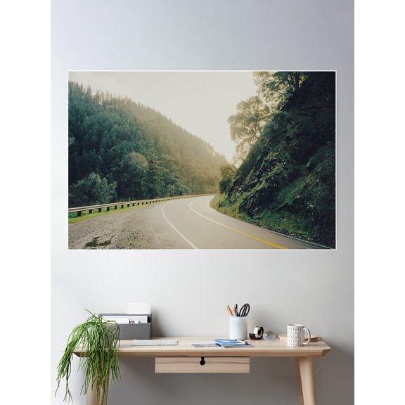 Long Drive Poster Wall Art, Modern Wall Decor For Living Room Bedroom, 8x12 UNFRAMED