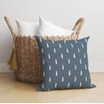 thumbnail image 1 of Long Drop Blue Throw Pillow, 1 of 4