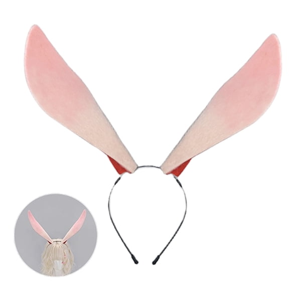 Long Ear Hairband Faux Furs Costume Accessory Head Decoration Photography Props