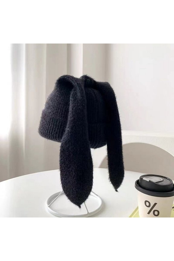 Long Ear Hat Crochet Knitted Hat Cute Bunny Hat Rabbit Ears Hat For Women Winter