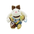 thumbnail image 1 of Long Eared Bunny Keychain Pendant, Plush Toy Keyring for Bag Accessories, Soft Skirt Detail, for Girls Gift, Purse Backpack Charm Decor, 1 of 5
