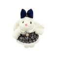 thumbnail image 1 of Long Eared Bunny Keychain Pendant, Plush Toy Keyring for Bag Accessories, Soft Skirt Detail, for Girls Gift, Purse Backpack Charm Decor, 1 of 5