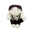 thumbnail image 1 of Long Eared Bunny Keychain Pendant, Plush Toy Keyring for Bag Accessories, Soft Skirt Detail, for Girls Gift, Purse Backpack Charm Decor, 1 of 5