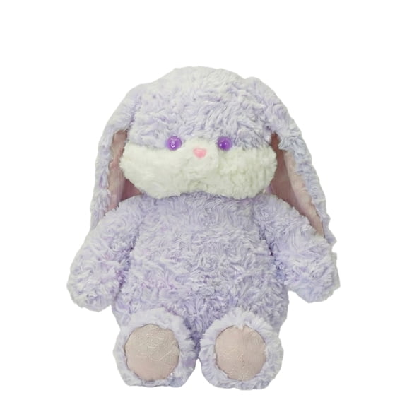 Long-Eared Rabbit Plush Toy, Cute Lolita Cartoon Stuffed Animal, New Plush Doll - New Style Cute Lolita Design, Long-Eared & Big-Head, Soft Stuffed Material, Decorative Ornament -