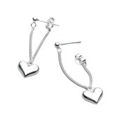 Long Earrings for Women Heart Chain Earring Jewelry Prevent Allergy Party Gift