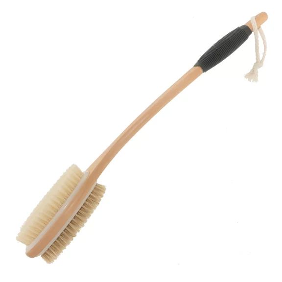 Long Ergonomic Handle Exfoliating Body Scrubber Back Massage Bath Shower Brush
