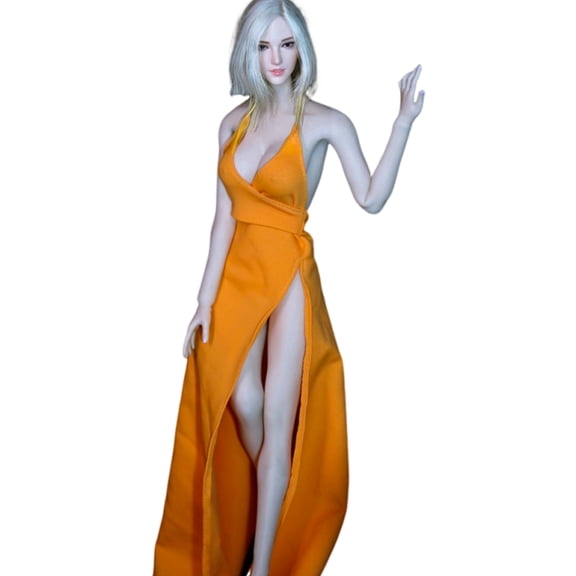 Long Evening Dress 1/6 Scale Female Soldier Doll Clothing Photoshooting Accessories for Figure Doll Display Decoration