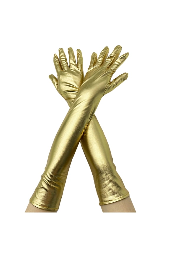 Pole Dance Gloves Long Punk Gloves Performance Gloves Leather Gloves