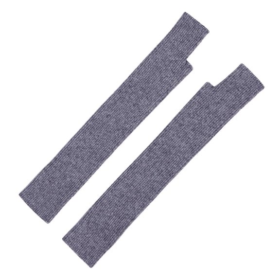 Long Fingerless Knitted Mittens with Thumb Sleeve for Women Warm Wrist Warmer Arm Gloves