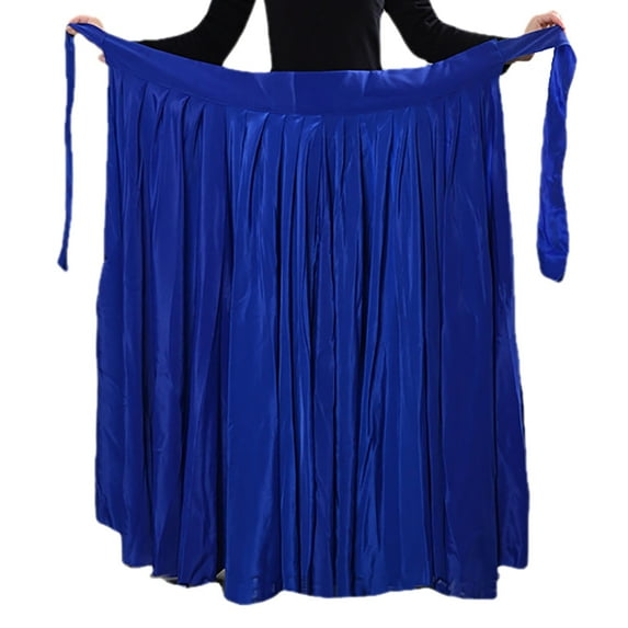 Long Flamenco Dance Wrap Skirt For Belly Tango Waltz Ballroom Latin Salsa Practice Performance