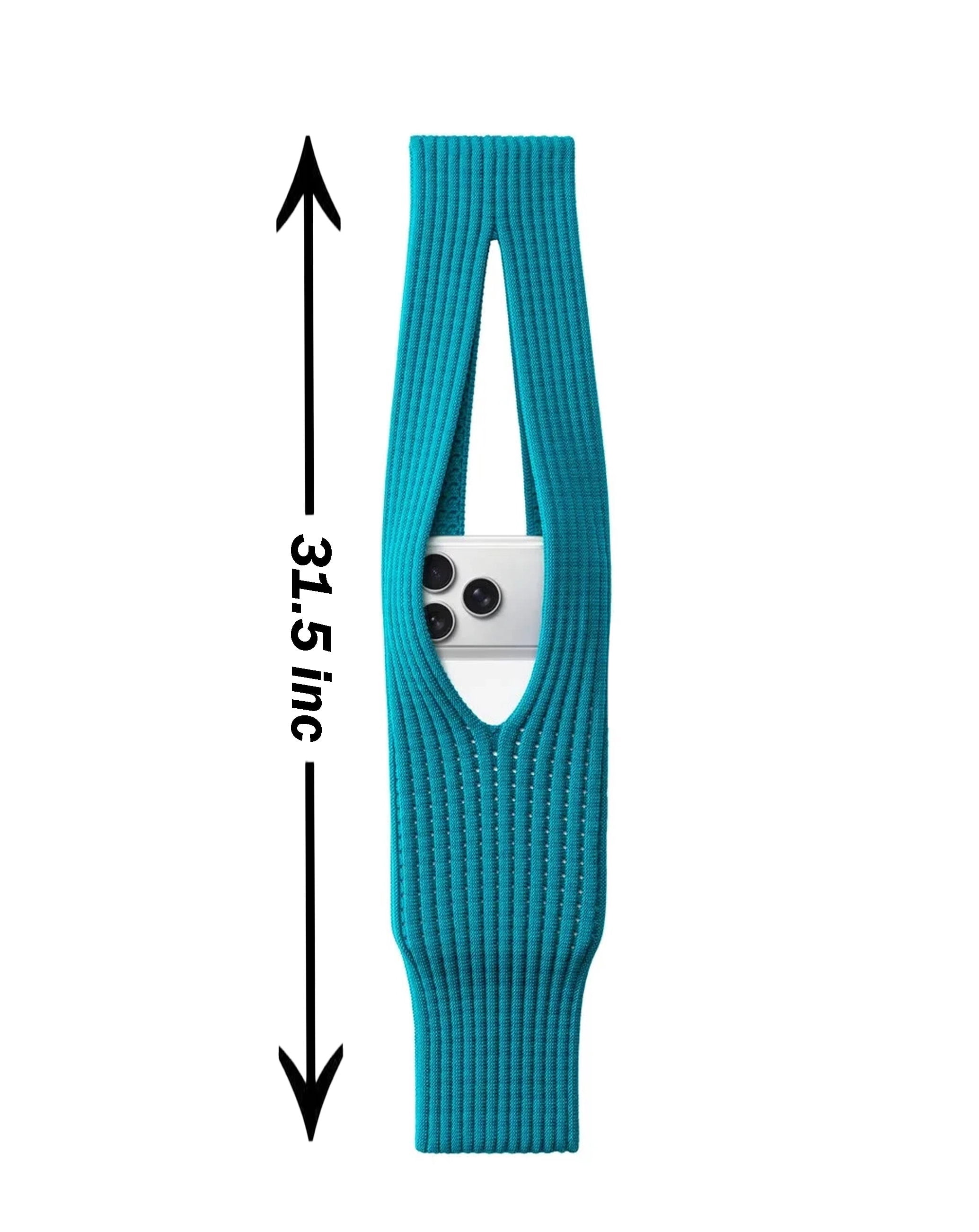 Long Flex-Knit Phone Sleeve - Teal