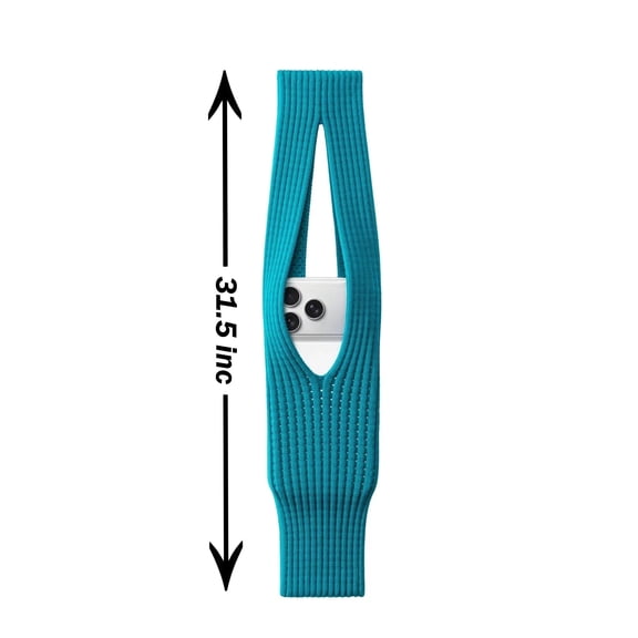Long Flex-Knit Phone Sleeve - Teal