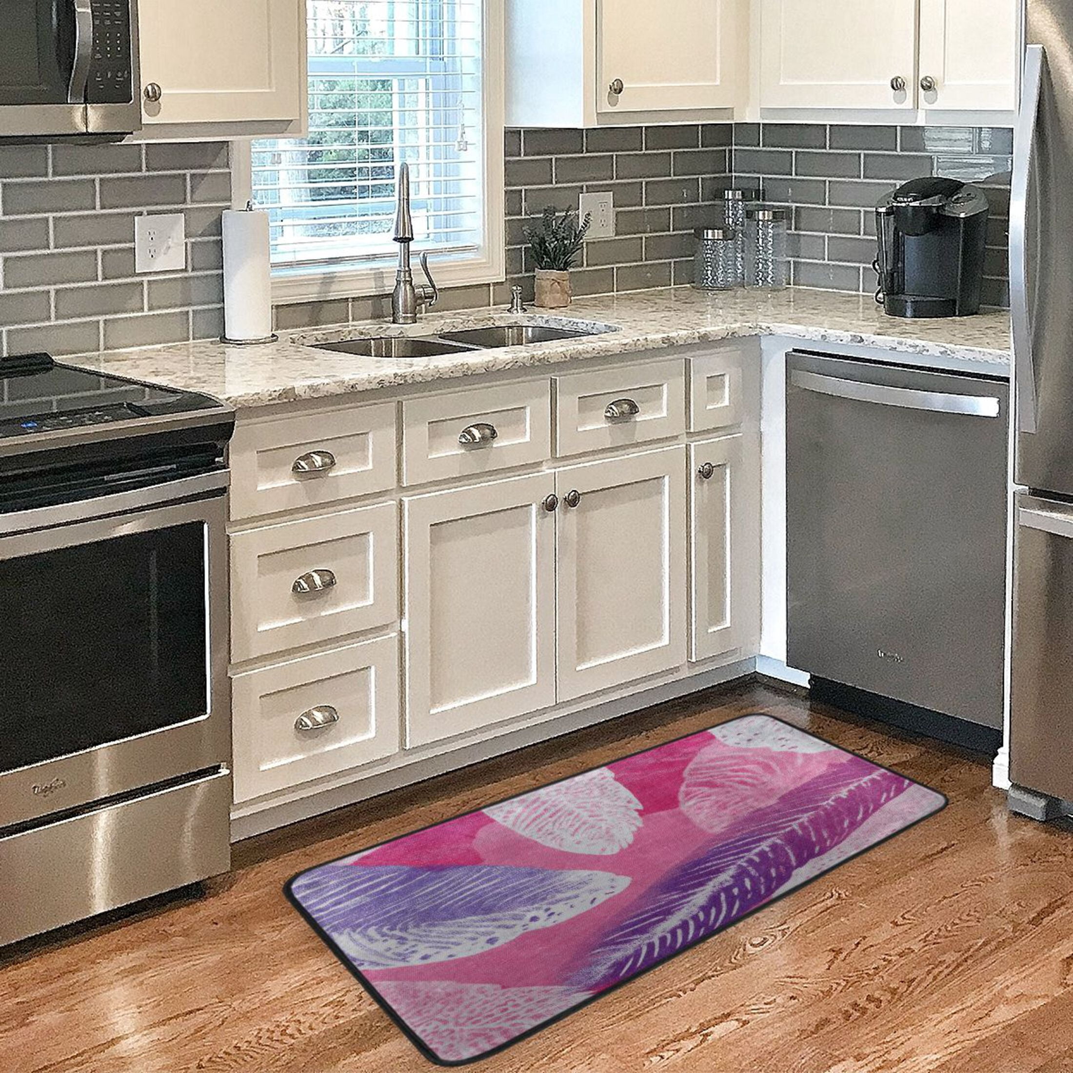 Long Floor Mat 39x20Inch Kitchen Mat Bathroom Mat Living Room Mat ...